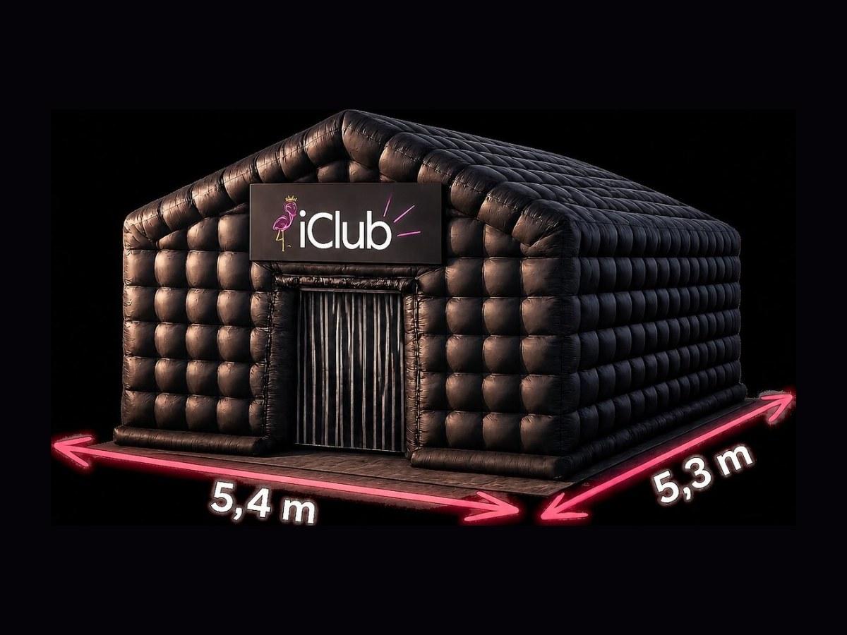 Mały namiot iClub 5,4 × 5,4 m